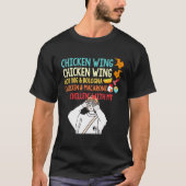 Chicken Wing Chicken Wing Hotdog Bologna Chicken M T-Shirt (Vorderseite)
