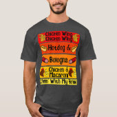 Chicken Wing Chicken Wing Hotdog Bologna Song T-Shirt (Vorderseite)