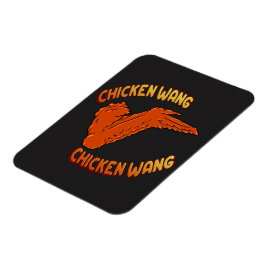 Chicken Wing Flexible Foto Magnet