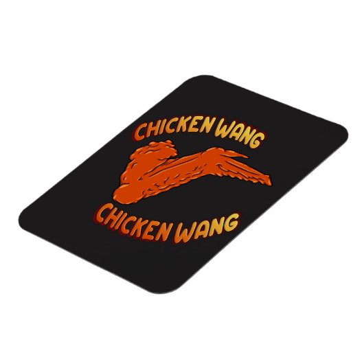 Chicken Wing Flexible Foto Magnet (Linke Seite)