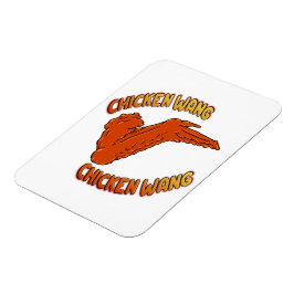 Chicken Wing Flexible Foto Magnet
