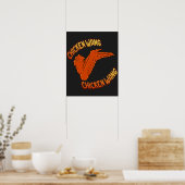 Chicken Wing Poster (Küche)