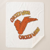 Chicken Wing Sherpa Blanket Sherpadecke (Vorderseite)