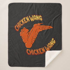 Chicken Wing Sherpa Blanket Sherpadecke