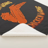 Chicken Wing Sherpa Blanket Sherpadecke (3/4)