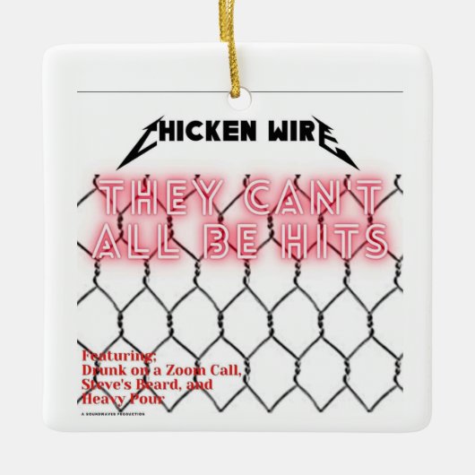 Chicken Wire Weihnachtsschmuck (Vorderseite)