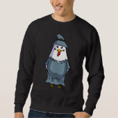Chicken Witcher Magician Kostüm für Halloween Chi Sweatshirt (Vorderseite)