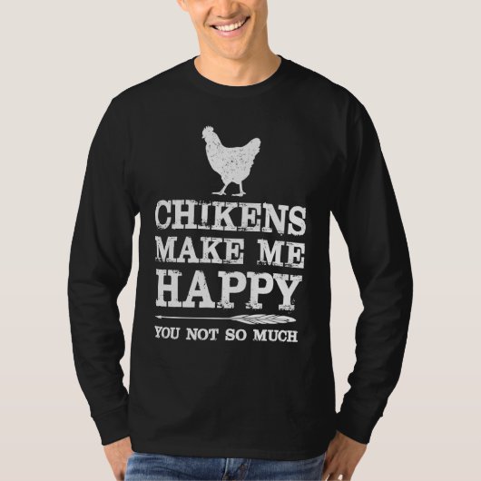 Chicken  with Sayings Chicken Mom T-Shirt (Vorderseite)