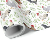 Chicken Wrapping Geschenkpapier (Rolleneckpunkt)