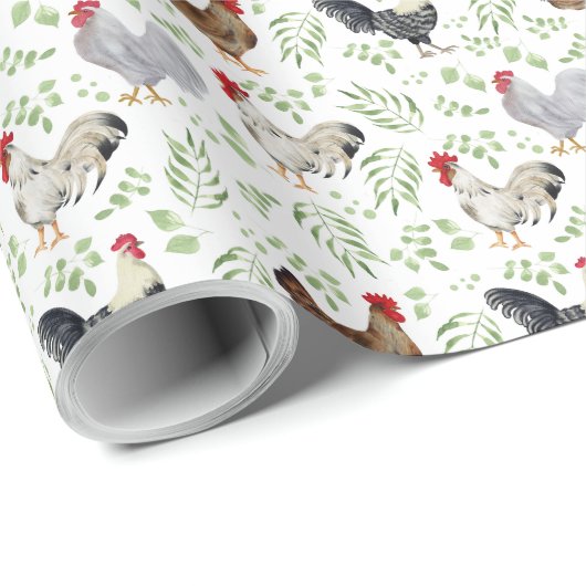 Chicken Wrapping Geschenkpapier (Rolleneckpunkt)