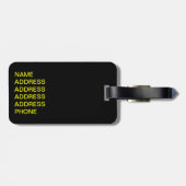 Chicken Xing! Gepäckanhänger (Rückseite horizontal)