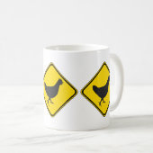 Chicken Xing! Kaffeetasse (VorderseiteRechts)