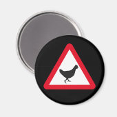 Chicken Xing Magnet (Vorderseite/Rückseite)