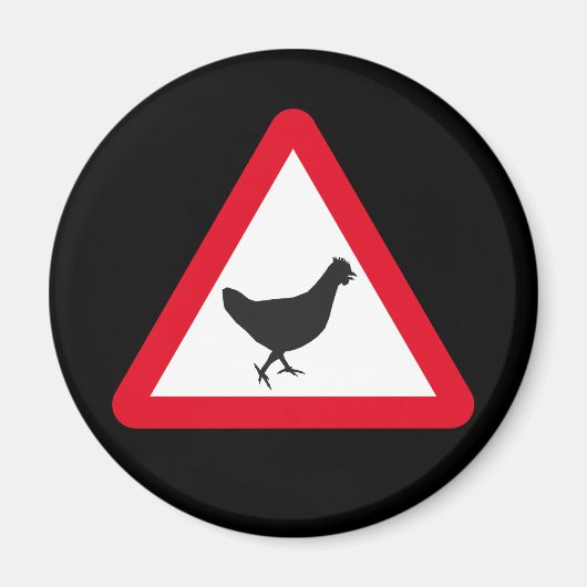 Chicken Xing Magnet (Vorne)
