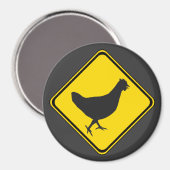 Chicken Xing! Magnet (Vorderseite/Rückseite)