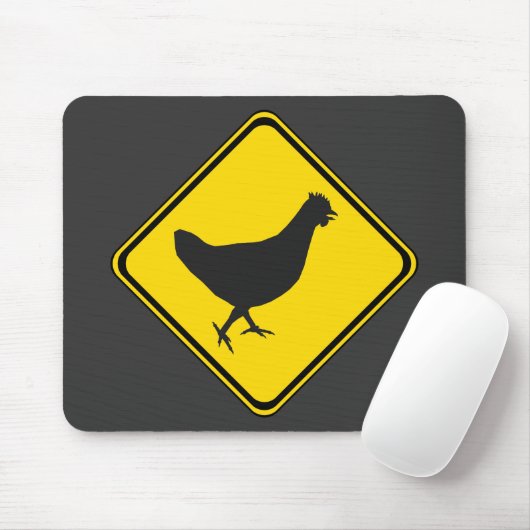Chicken Xing! Mousepad (Mit Mouse)