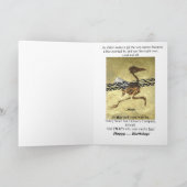 Chicken Zoom Birthday Card Delivery Company Karte (Innenseite)