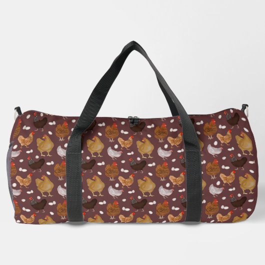 Chickens and Eggs Duffle Bag (Rückseite)