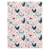 Chickens Cottagecore  Tischdecke (Vorderseite)