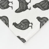 Chickens Fleecedecke (Ecke)