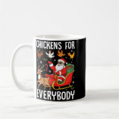Chickens For Everybody Santa Chicken Farmer Comfor Kaffeetasse (Links)