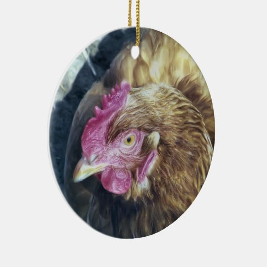 CHICKENS KERAMIKORNAMENT (Rechts)