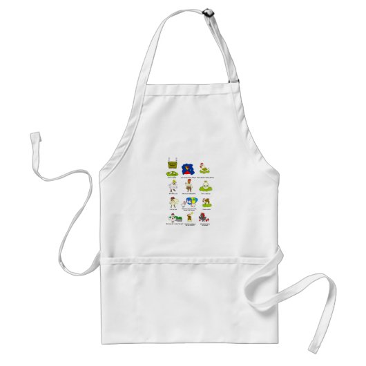 Chickens lover funny sayings apron schürze (Vorne)