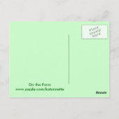 chickens postcard postkarte (Rückseite)