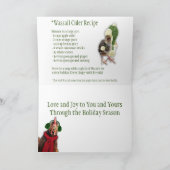 Chickens Singing Christmas Carols Karte (Innenseite)