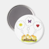 Chickie Daydreams Magnet (Vorderseite/Rückseite)