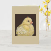 Chickie und Dame-Karte Karte (Gelbe Blume)