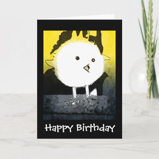 Chicklet Geburtstags-Karte Karte (Vorderseite)