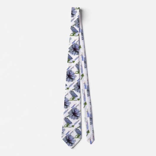 "Chickory" Blumengarten Neck Tie Krawatte (Vorderseite)