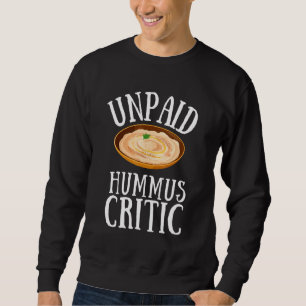 Chickpeas Hummus Tahini Falafel Pita und Vegetaria Sweatshirt