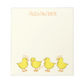 Chicks 5.5" x 6" Notepad - 40 Seiten Notizblock (Vorderseite)