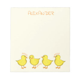 Chicks 5.5" x 6" Notepad - 40 Seiten Notizblock