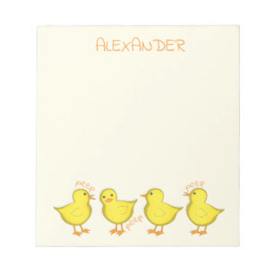 Chicks 5.5" x 6" Notepad - 40 Seiten Notizblock