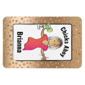 Chicks Ahoy Funny für Frauen Kreuzfahrt Kabine Tür Magnet (Horizontal)