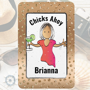 Chicks Ahoy Funny für Frauen Kreuzfahrt Kabine Tür Magnet