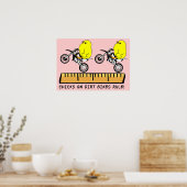 Chicks auf Dirt Bikes Regel Motocross Poster Print (Küche)