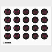 Chicks aus Burbs Stickers Black BG (Blatt)