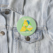 Chick's bringt mich zum Lachen! Ostern-Knopf Button (Beispiel)