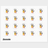 Chicks Die Me Oaster Runder Aufkleber (Blatt)