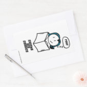 Chicks Dig Comic Rechteckiger Aufkleber (Umschlag)