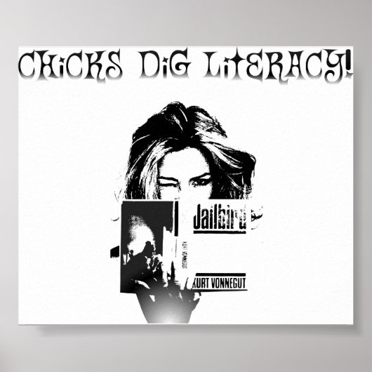 Chicks Dig Literatur Poster (Vorne)