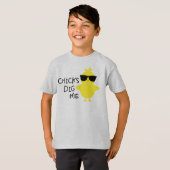 Chicks Dig Me Boys Oster T-Shirt (Vorne ganz)