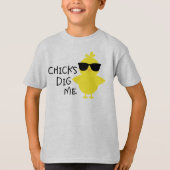Chicks Dig Me Boys Oster T-Shirt (Vorderseite)