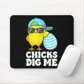 Chicks Dig Me Oster Kleinkind Jungen Männer glückl Mousepad (Mit Mouse)