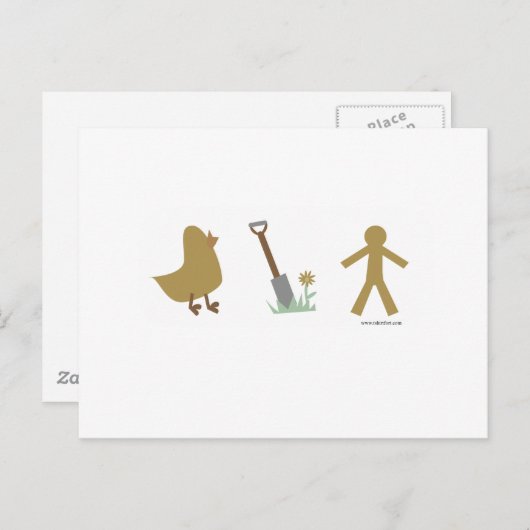 Chicks Dig Me Postkarte (Vorne/Hinten)