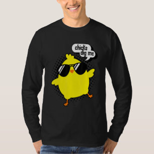 Chicks Dig Me Teen Kleinkind Junge Ostern Kinder M T-Shirt